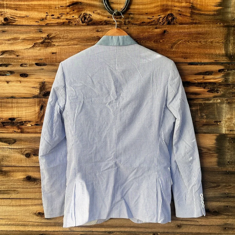 PAISLEY & GRAY | NWT Men's Blue Striped Blazer S
